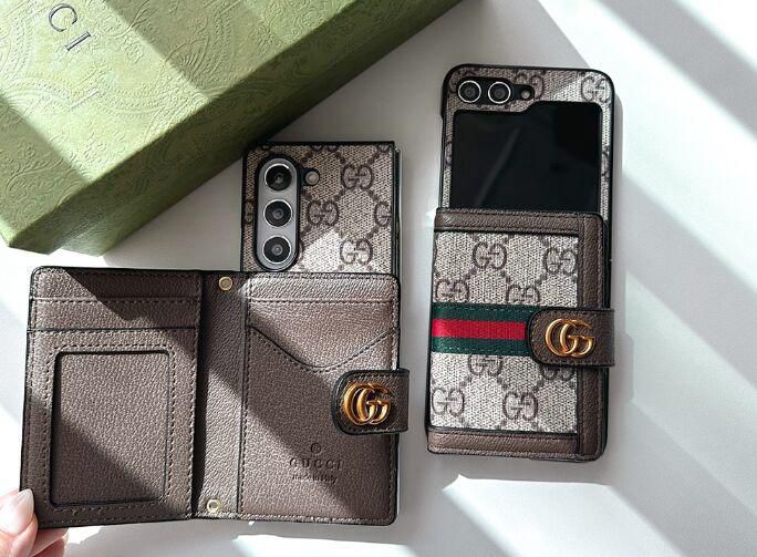 Samsung Galaxy Z Fold 7 Luxury Leather Card Holder Case