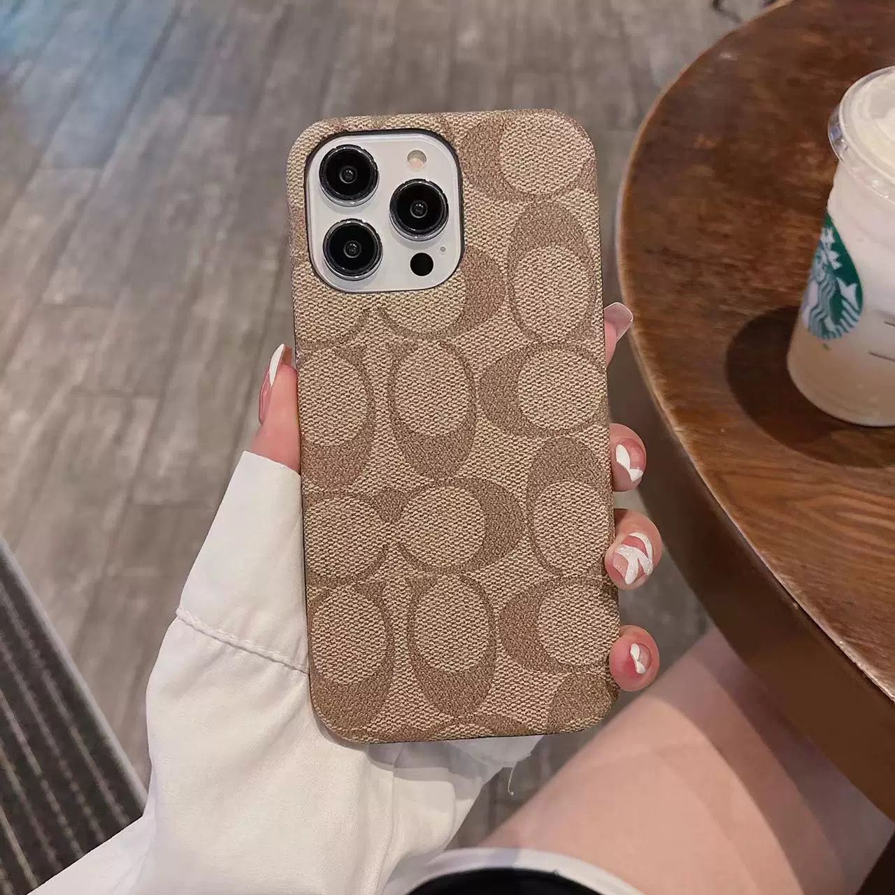 Leather Finish CC Brand Hard Case