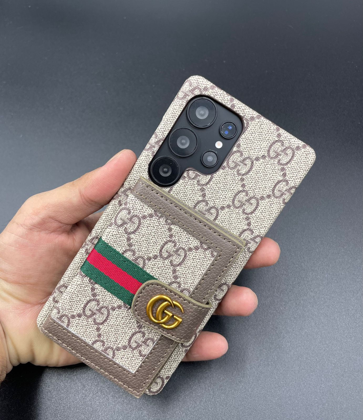 Samsung Galaxy S24 Ultra Luxury Brand Wallet Case