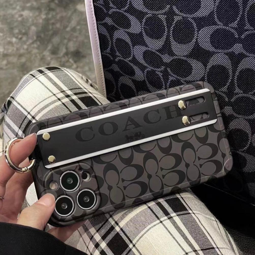 Iphone 15 Series Luxury Matte Finish Belt Pattern Case