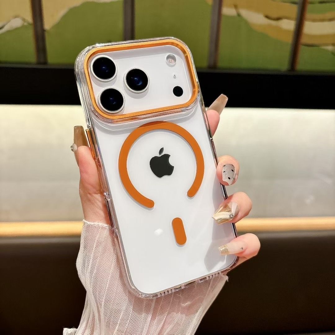 Iphone 17 Series Crystal Clear Acrylic Magsafe Case