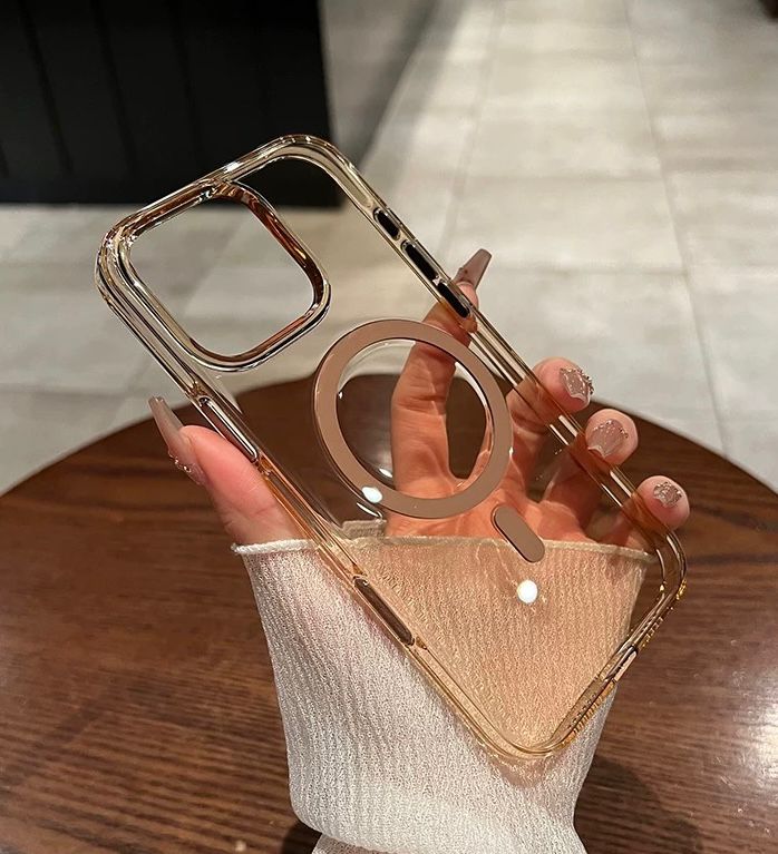 Iphone 16 Series Crystal Clear Acrylic Magsafe Case