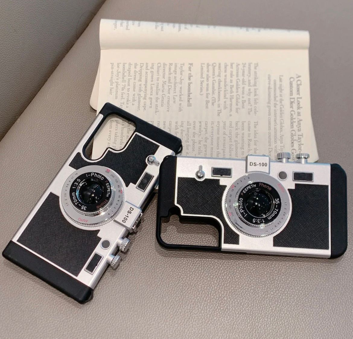 Samsung Galaxy S25ultra Retro Camera Design Case