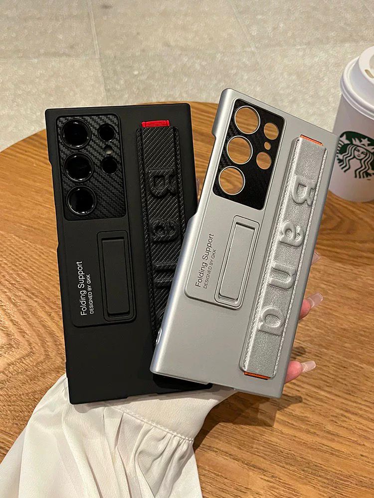 Samsung Galaxy S25 Ultra Luxury Armor Wrist Strap Holder Case