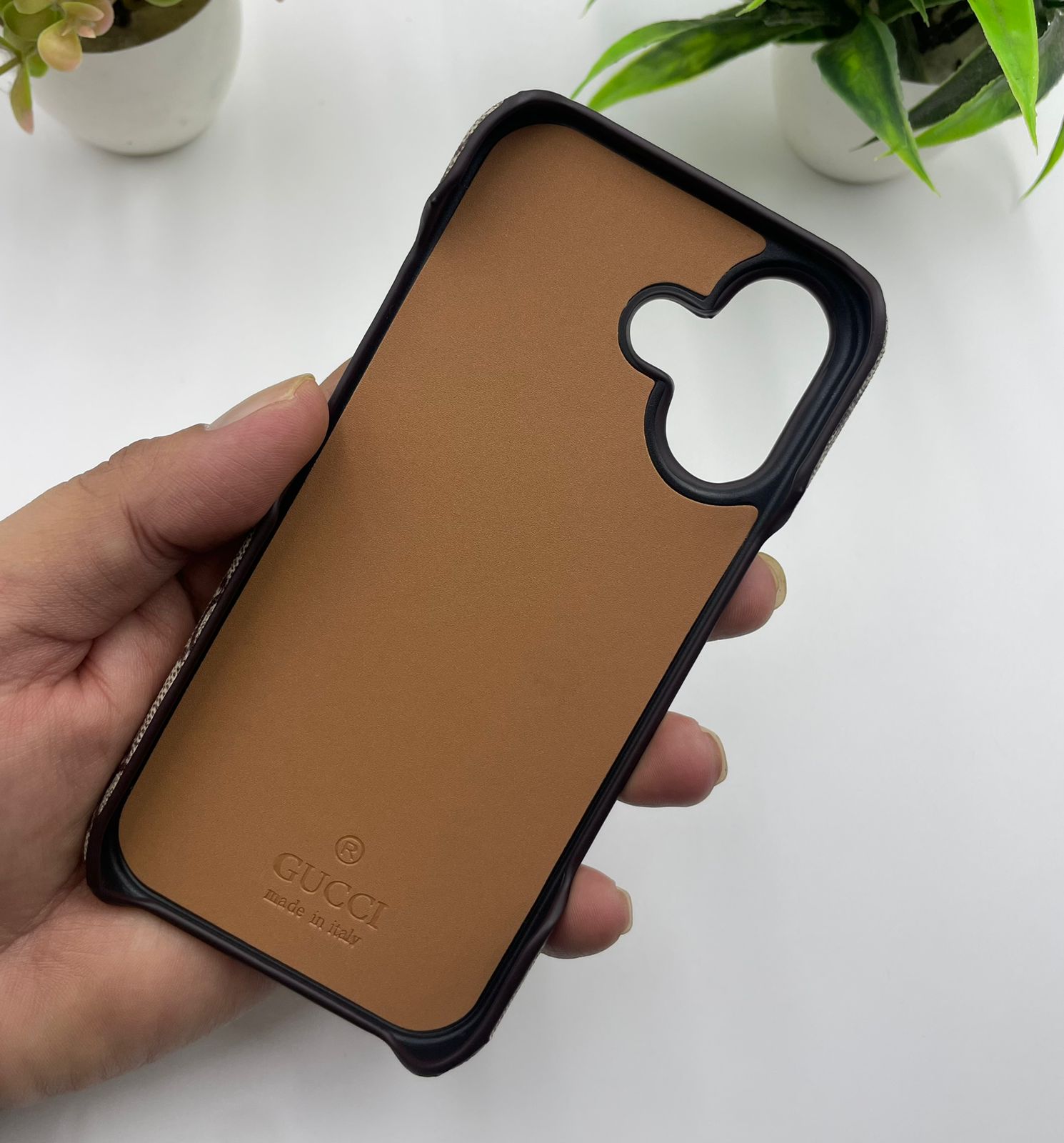 Luxury Brand GG Pu Leather Case