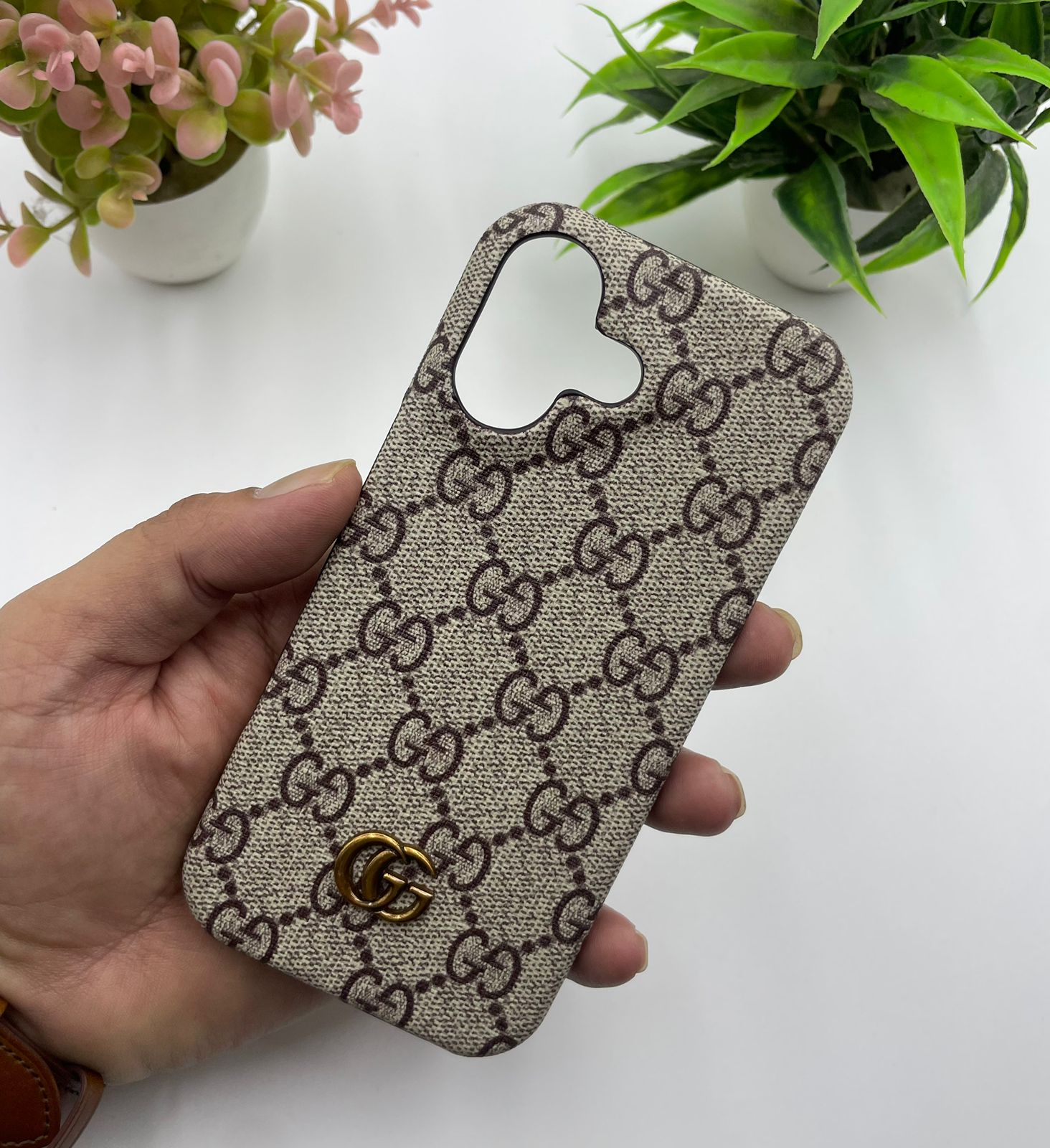 Luxury Brand GG Pu Leather Case