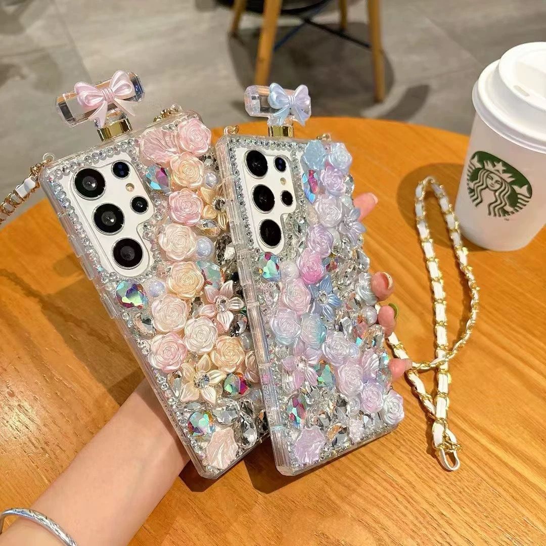 Samsung Galaxy S25ultra Perfume Bottle Design Sling Case