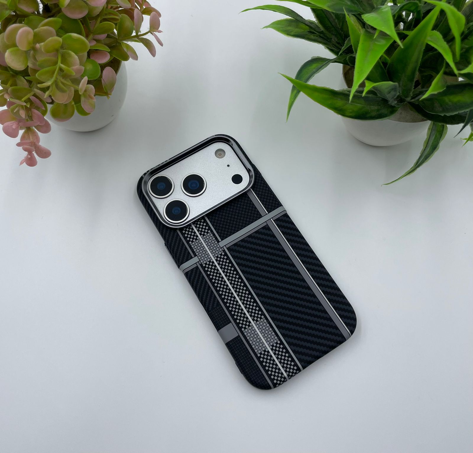 Carbon Fibre Texture Magsafe Case