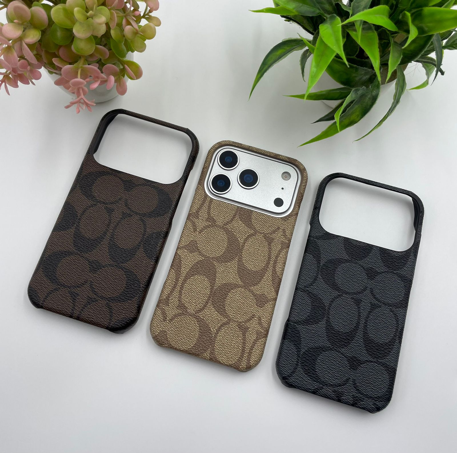 Luxury CC Brand PU Leather case