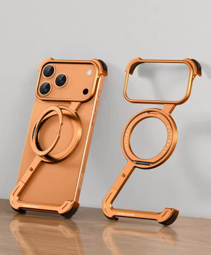 Z Bracket Metal Frameless 360 Rotating Magsafe Case