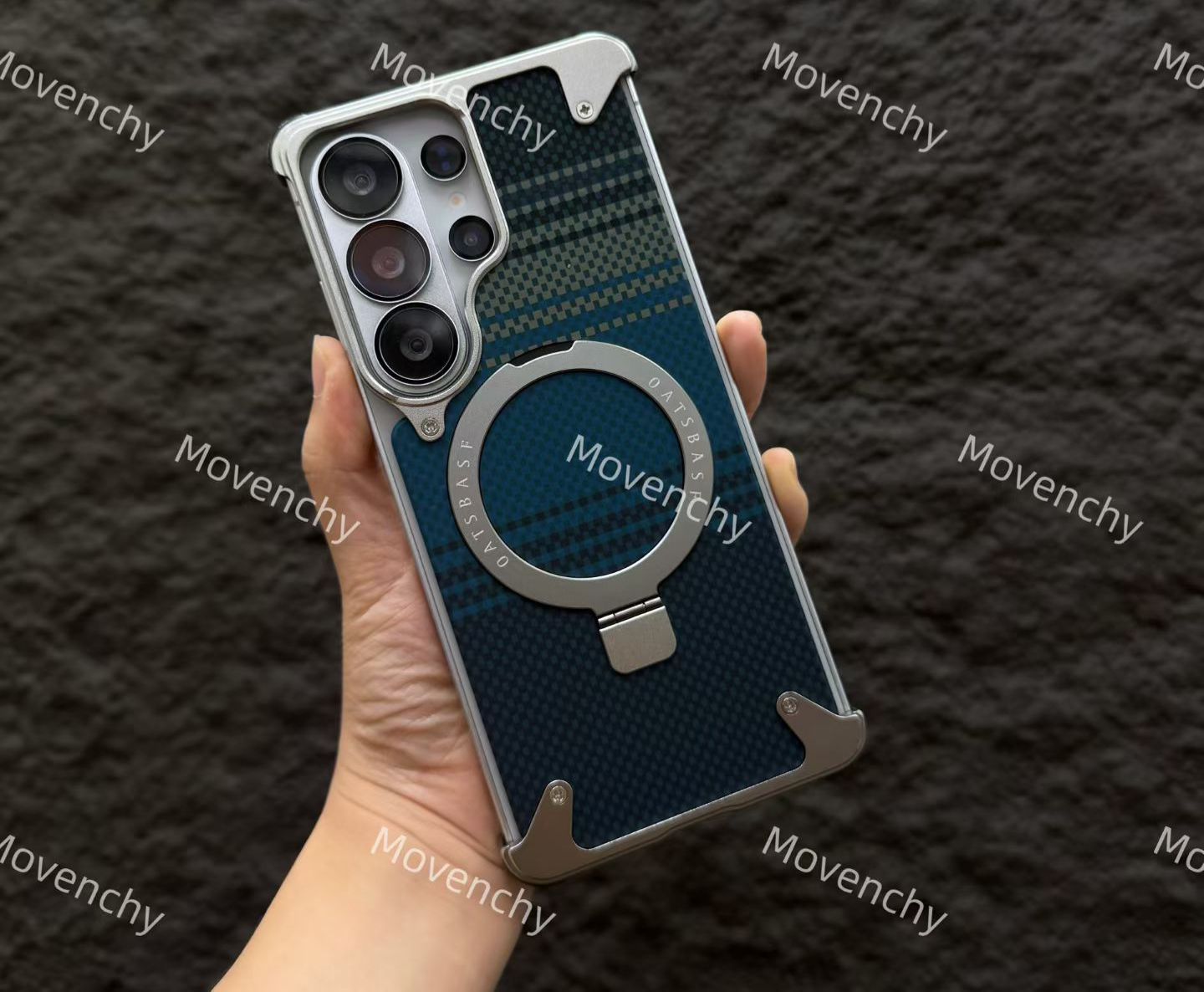 Samsung Galaxy S26 Ultra Kevlar Series With 360 Degree Metal Bracket And Magsafe