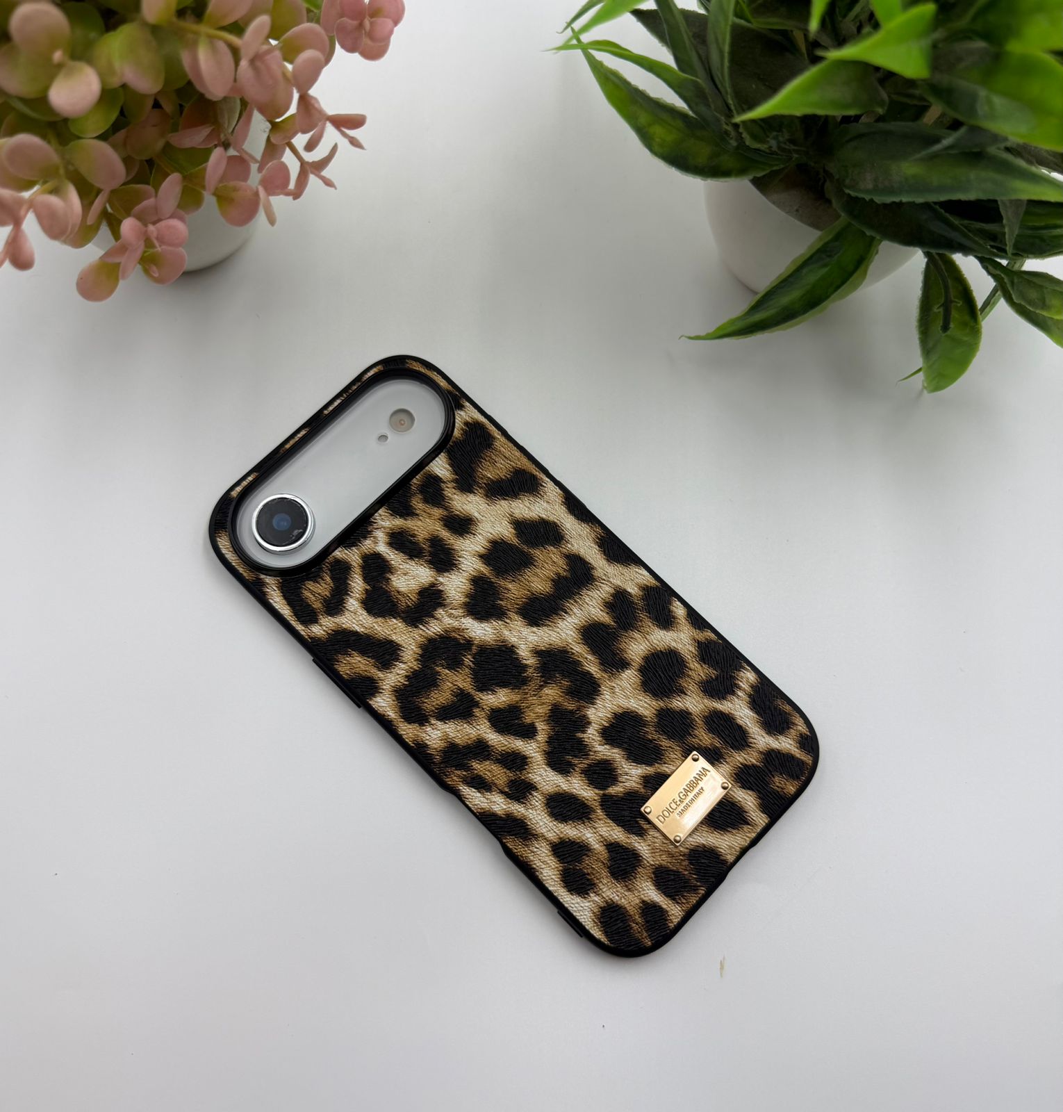 Leopard Print PU Leather Case