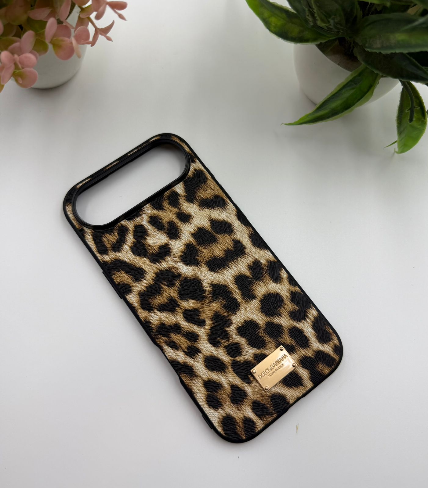 Leopard Print PU Leather Case