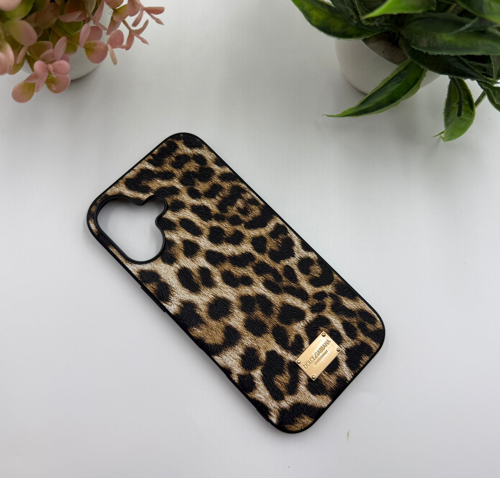 Leopard Print PU Leather Case