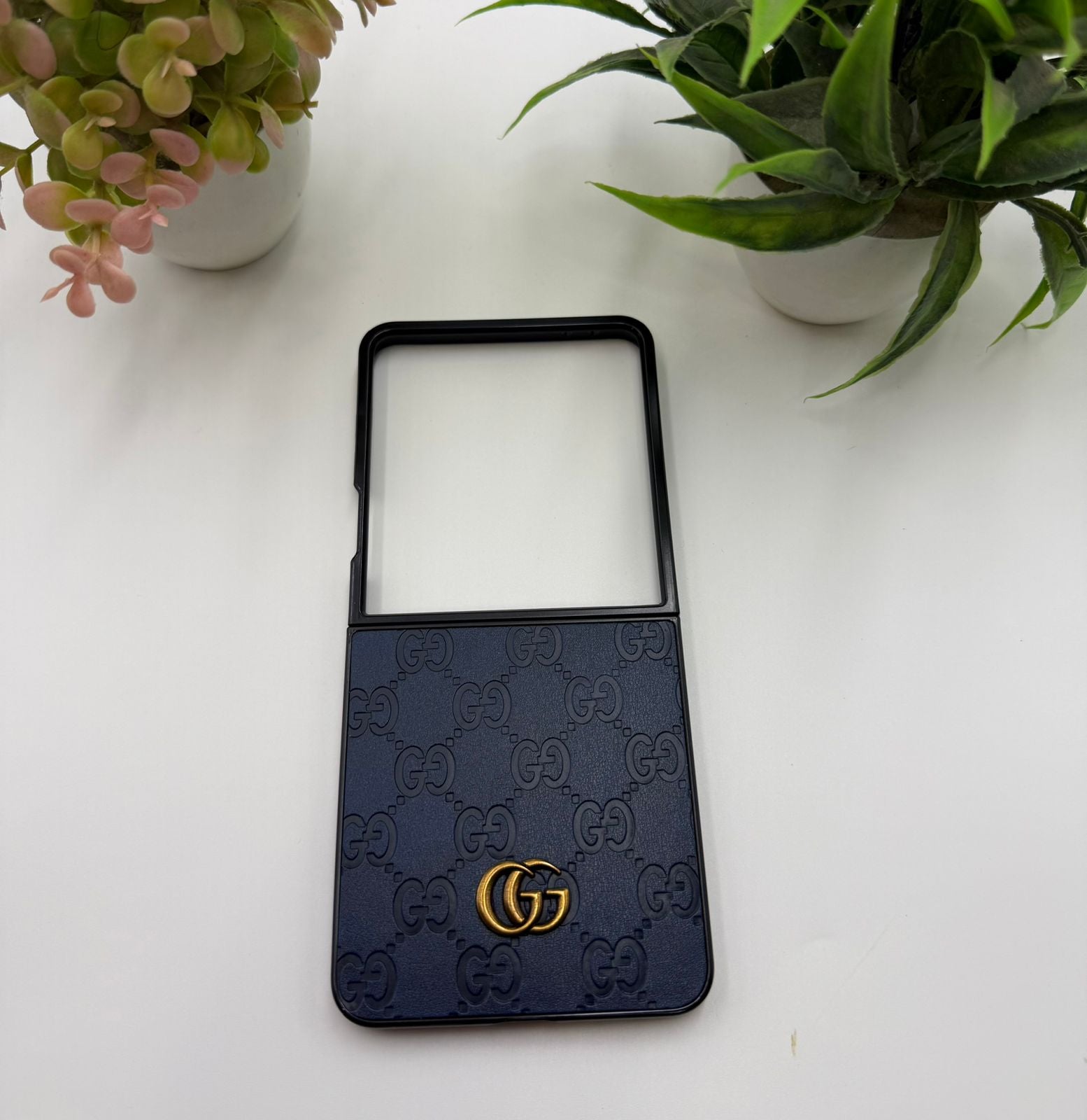 Luxury GG Logo PU Leather Case
