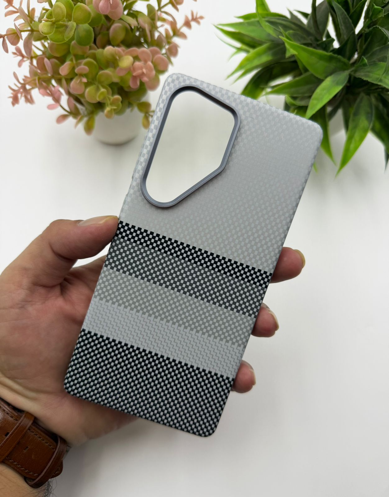 Samsung Galaxy S26 Ultra Aramid Texture Hidden Magsafe Case