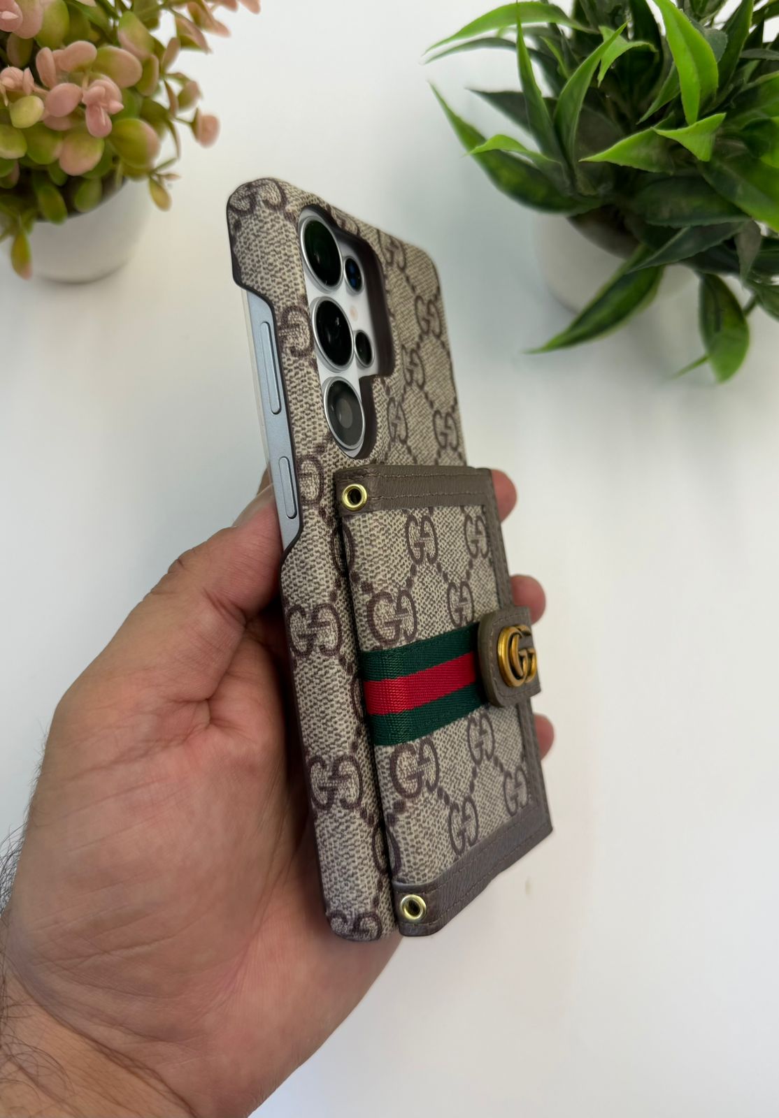 Samsung Galaxy S24 Ultra Luxury GG Card Holder Case