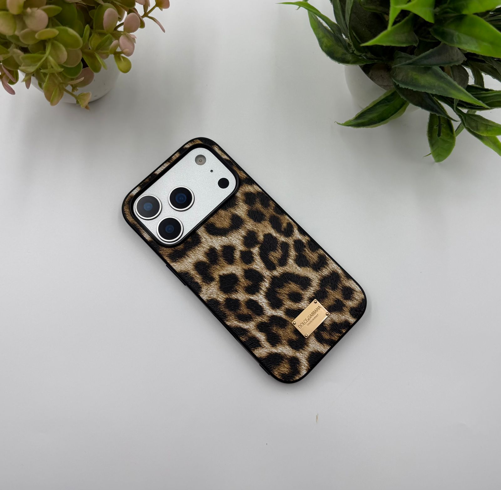 Leopard Print PU Leather Case