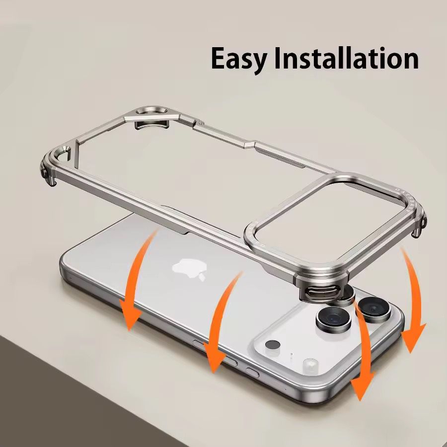Frameless Aluminum Alloy Anti Drop Case