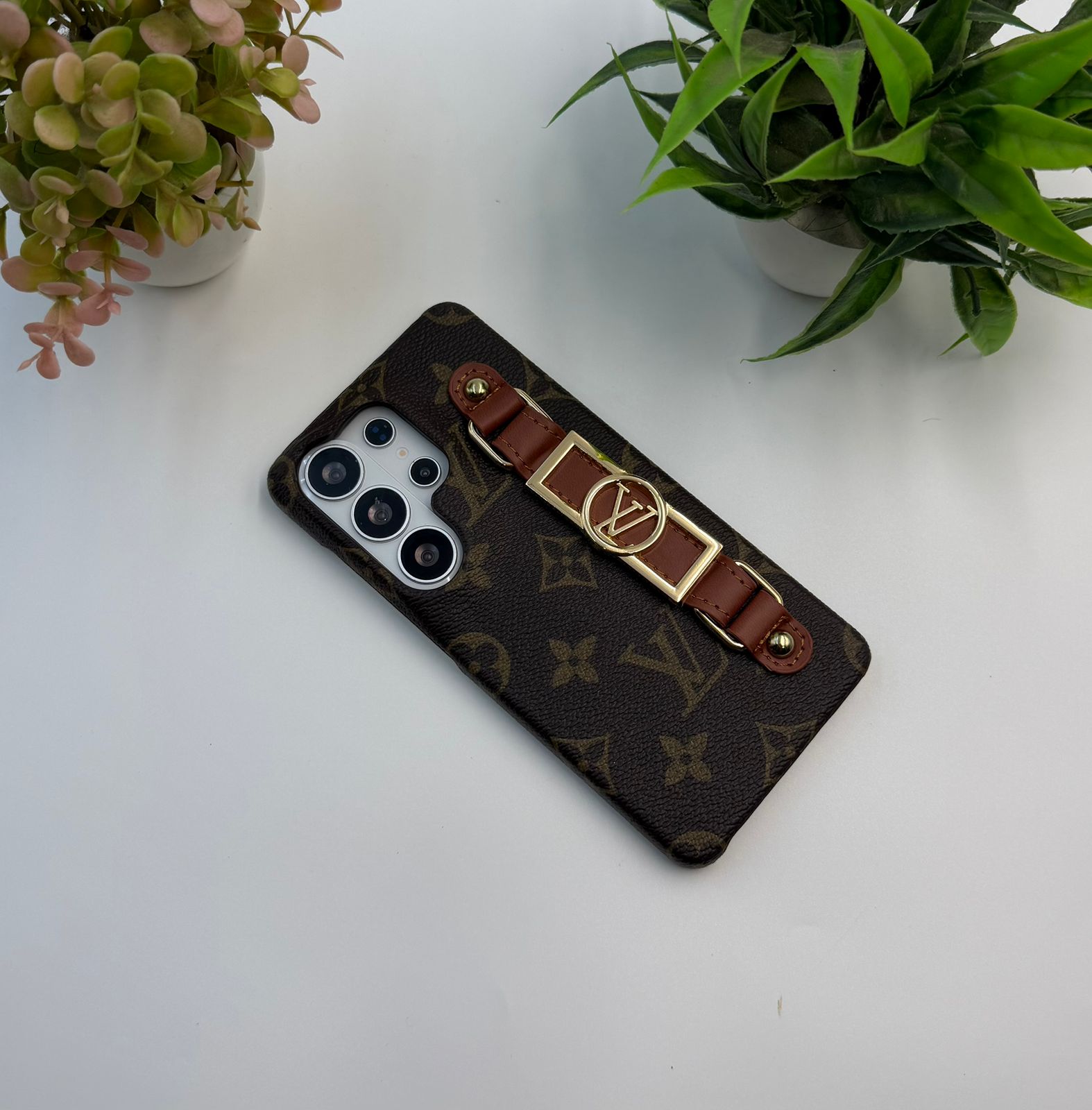 Luxury Brand Case With Buckle Strap