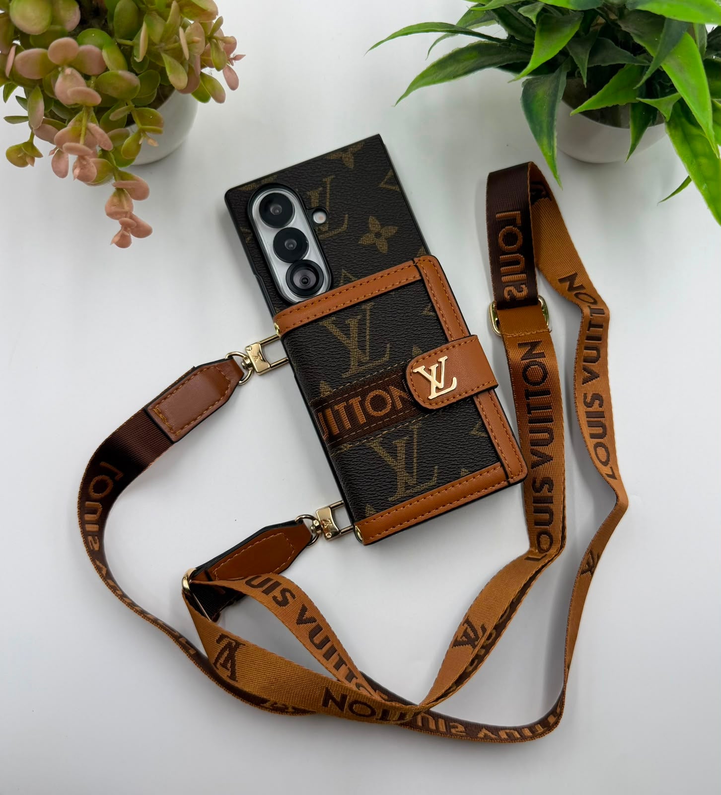 Samsung Galaxy Z Fold 6 Luxury Card Holder Sling Case