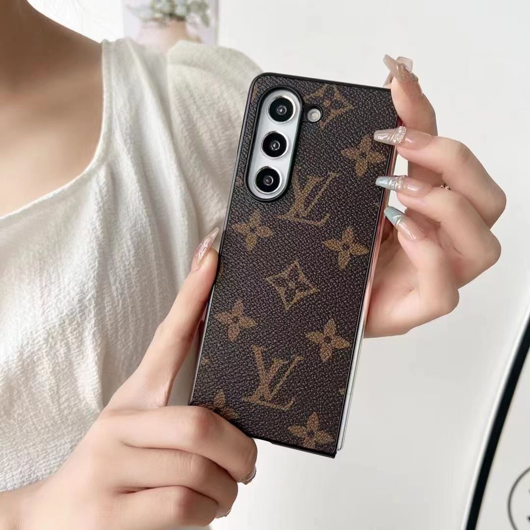 Luxury Brand Leather Finish Hard Case