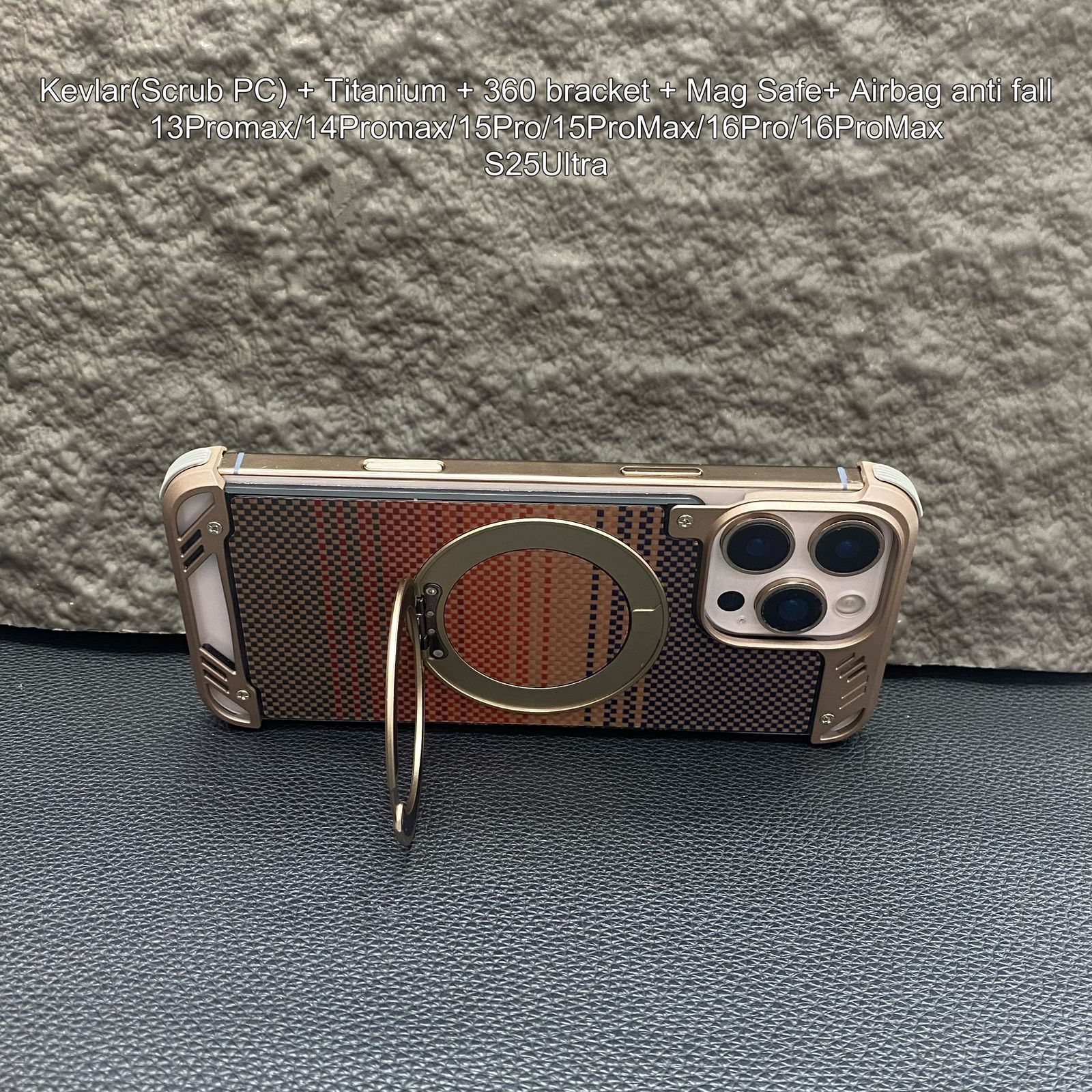 Kevlar Series With 360 Bracket + Magsafe