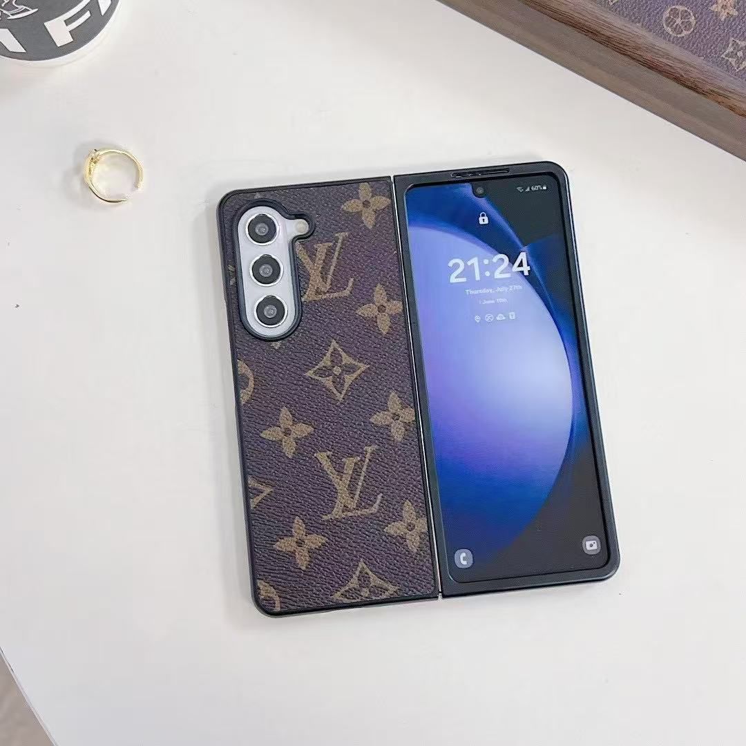Luxury Brand Leather Finish Hard Case