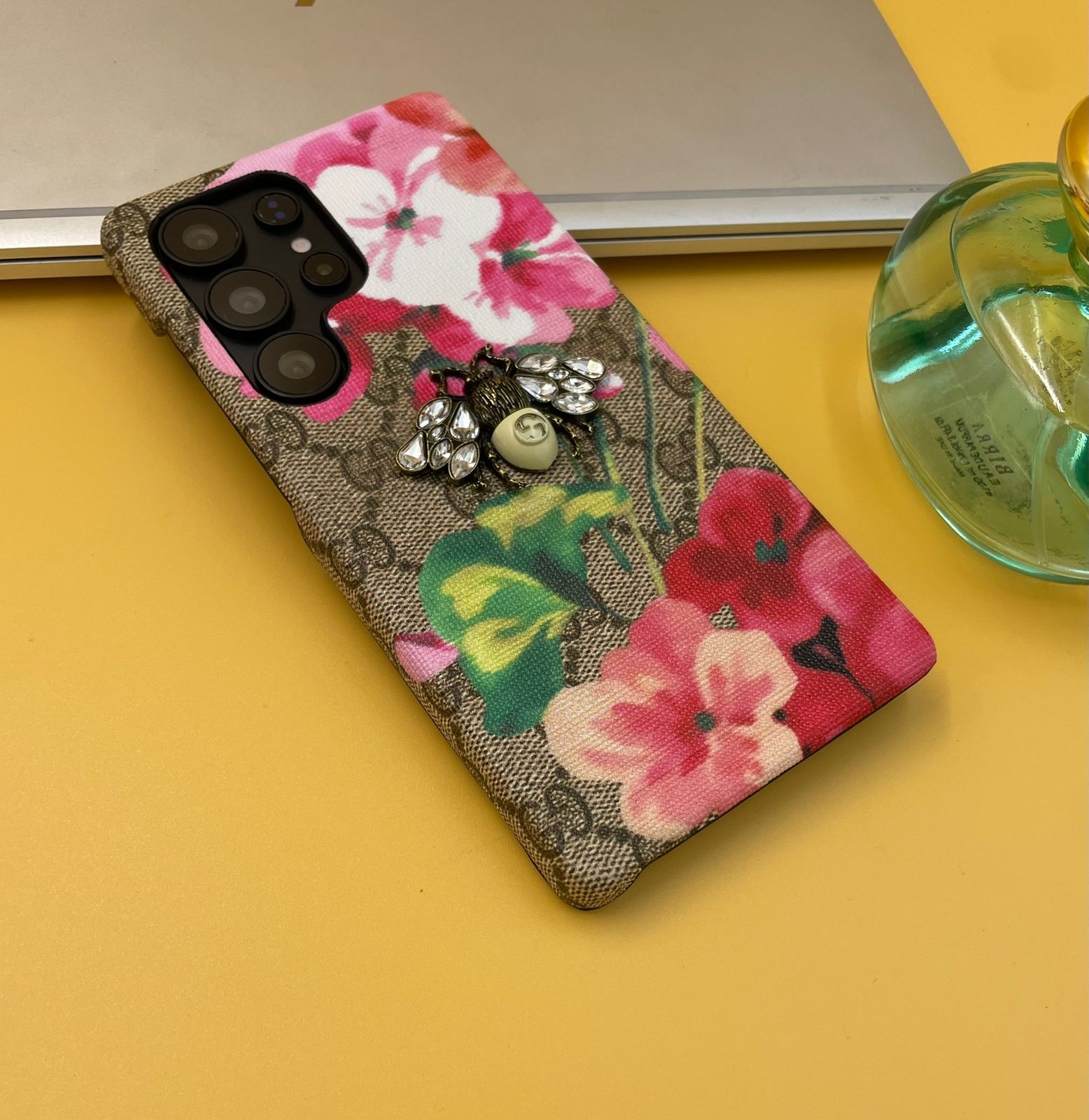 Samsung Galaxy S25 Ultra Luxury Bee Floral Case