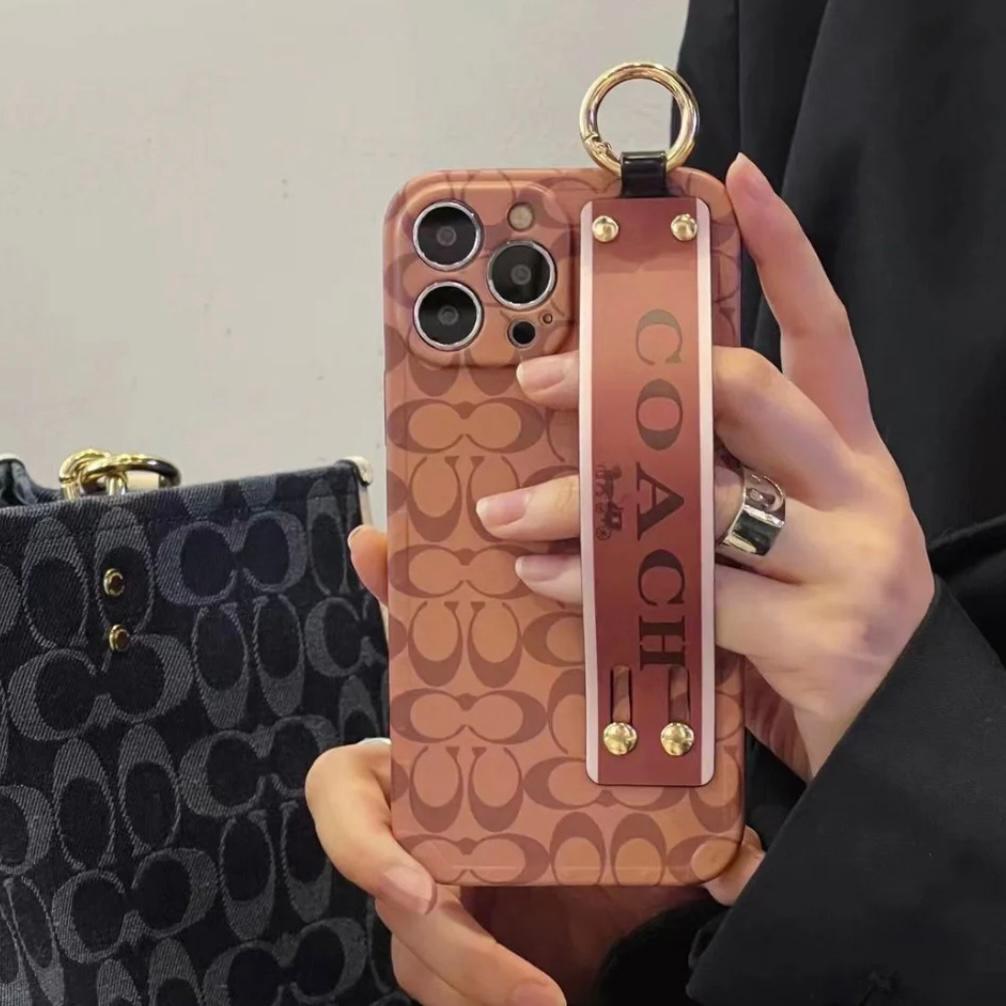 Iphone 16 Series Luxury Matte Finish Belt Pattern Case