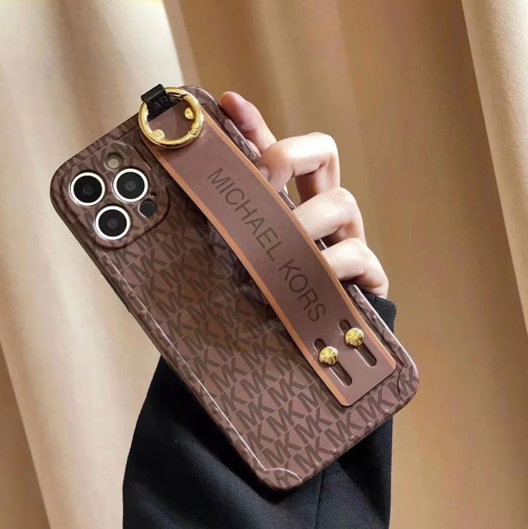 Iphone 16 Series Luxury Matte Finish Belt Pattern Case