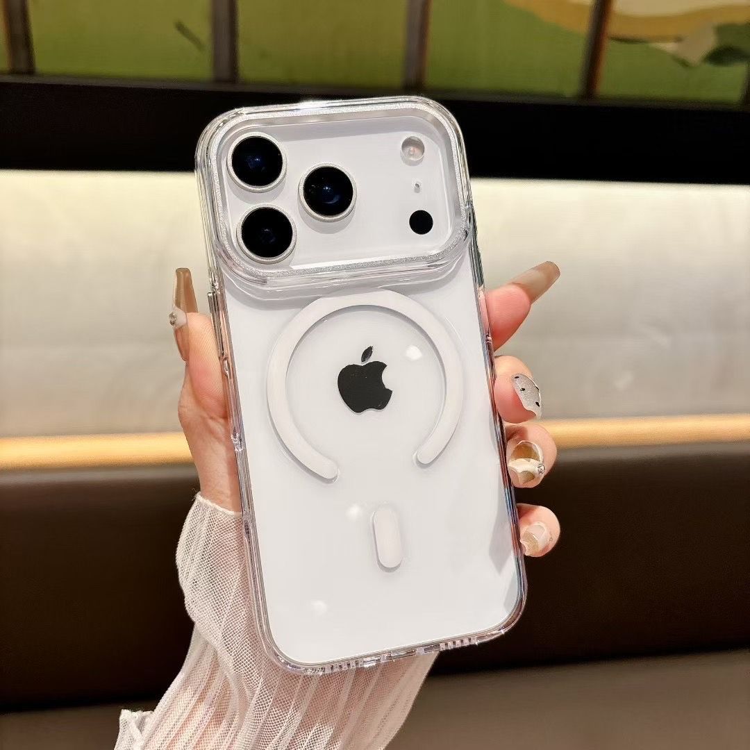 Iphone 17 Series Crystal Clear Acrylic Magsafe Case
