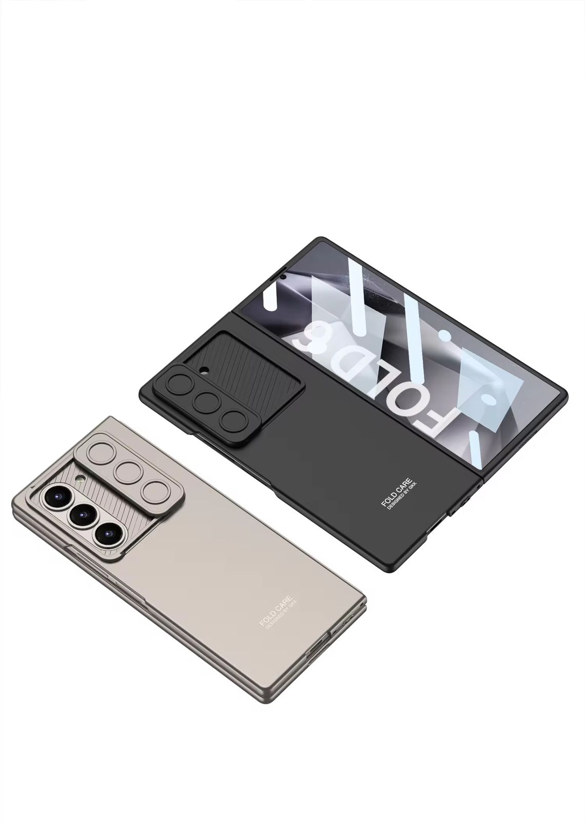 Samsung Galaxy Z Fold 6 Ultra Thin Hard Pc Case With Lens Slide Window