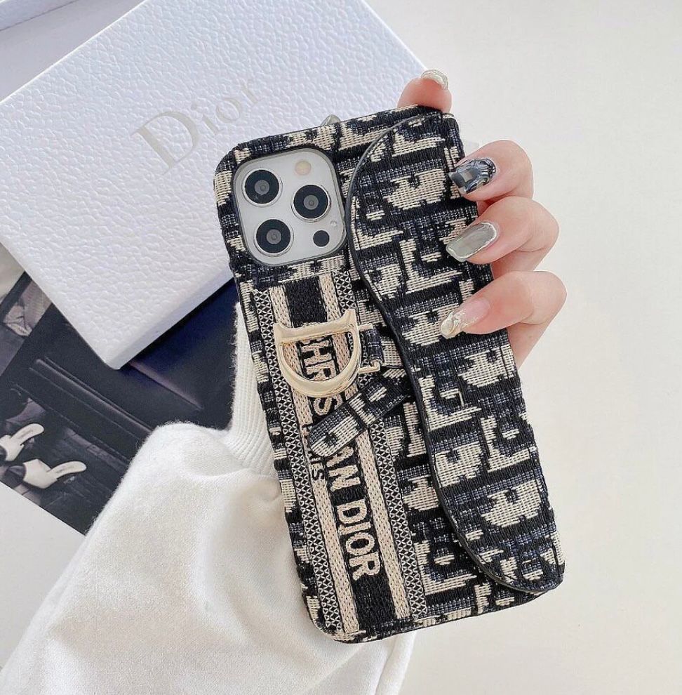 Iphone 16 Series CD Embroidered Card Slot Case