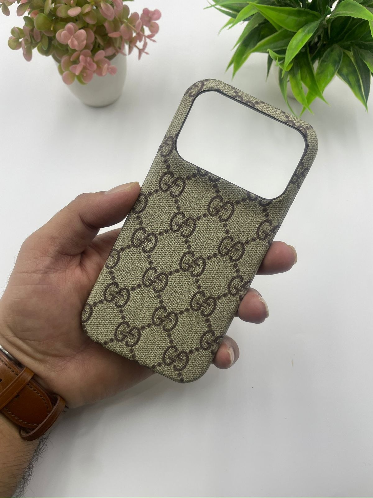 Luxury Brand GG Pu Leather Case