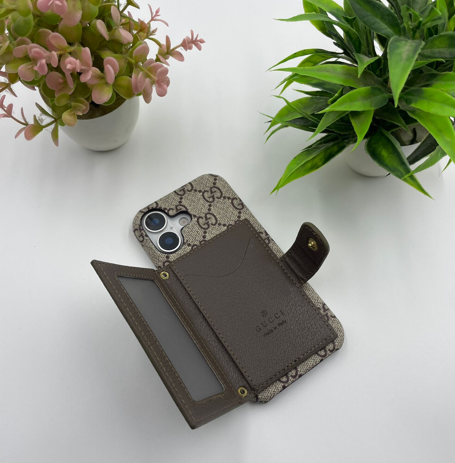 Luxury GG Card Sling Case