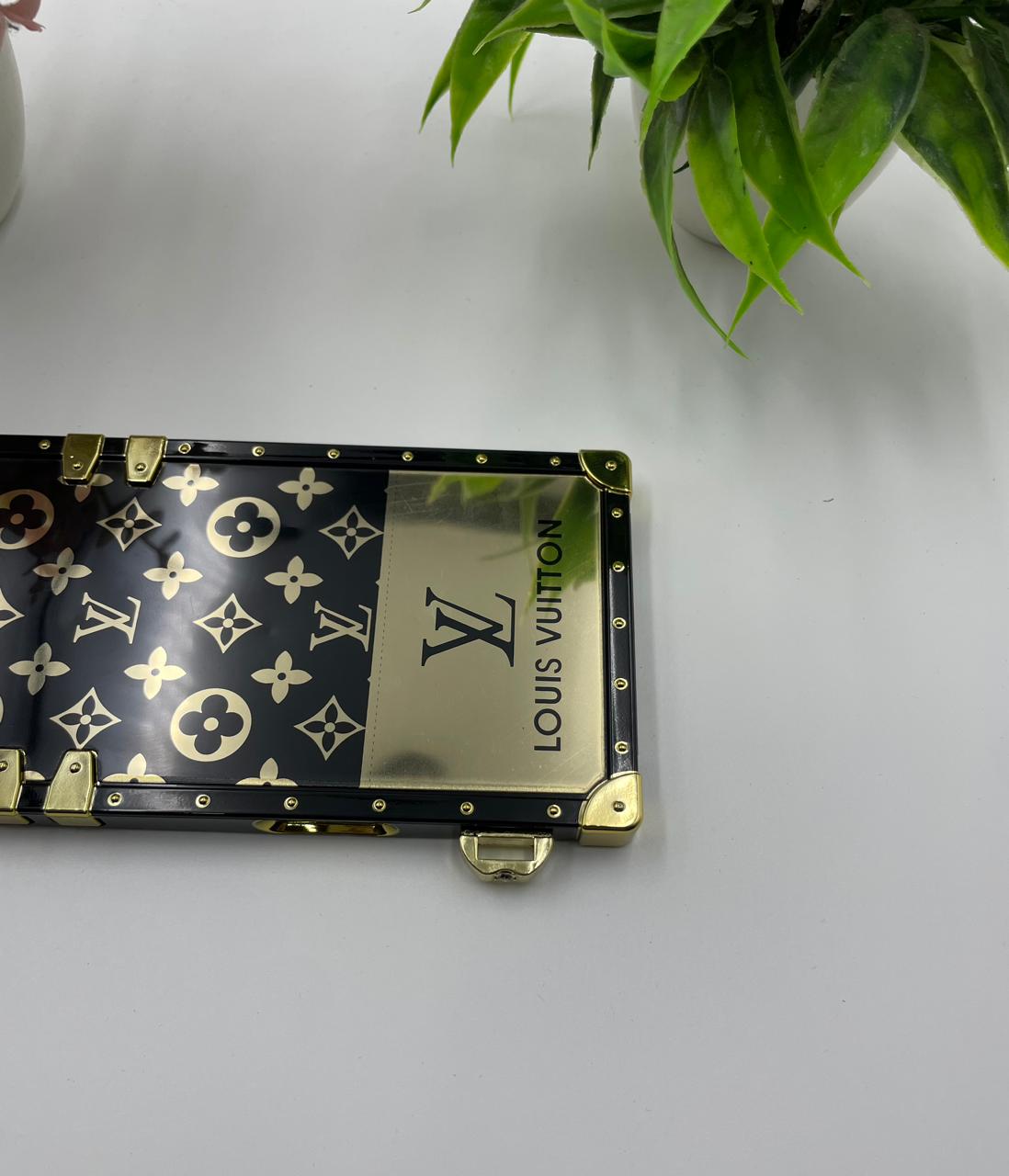 Luxury Branded Trunk Case With Chain