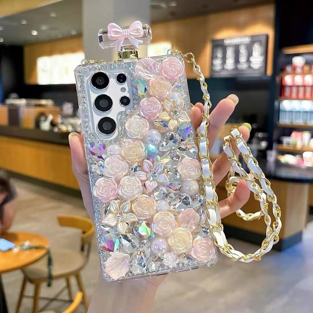 Samsung Galaxy S25ultra Perfume Bottle Design Sling Case