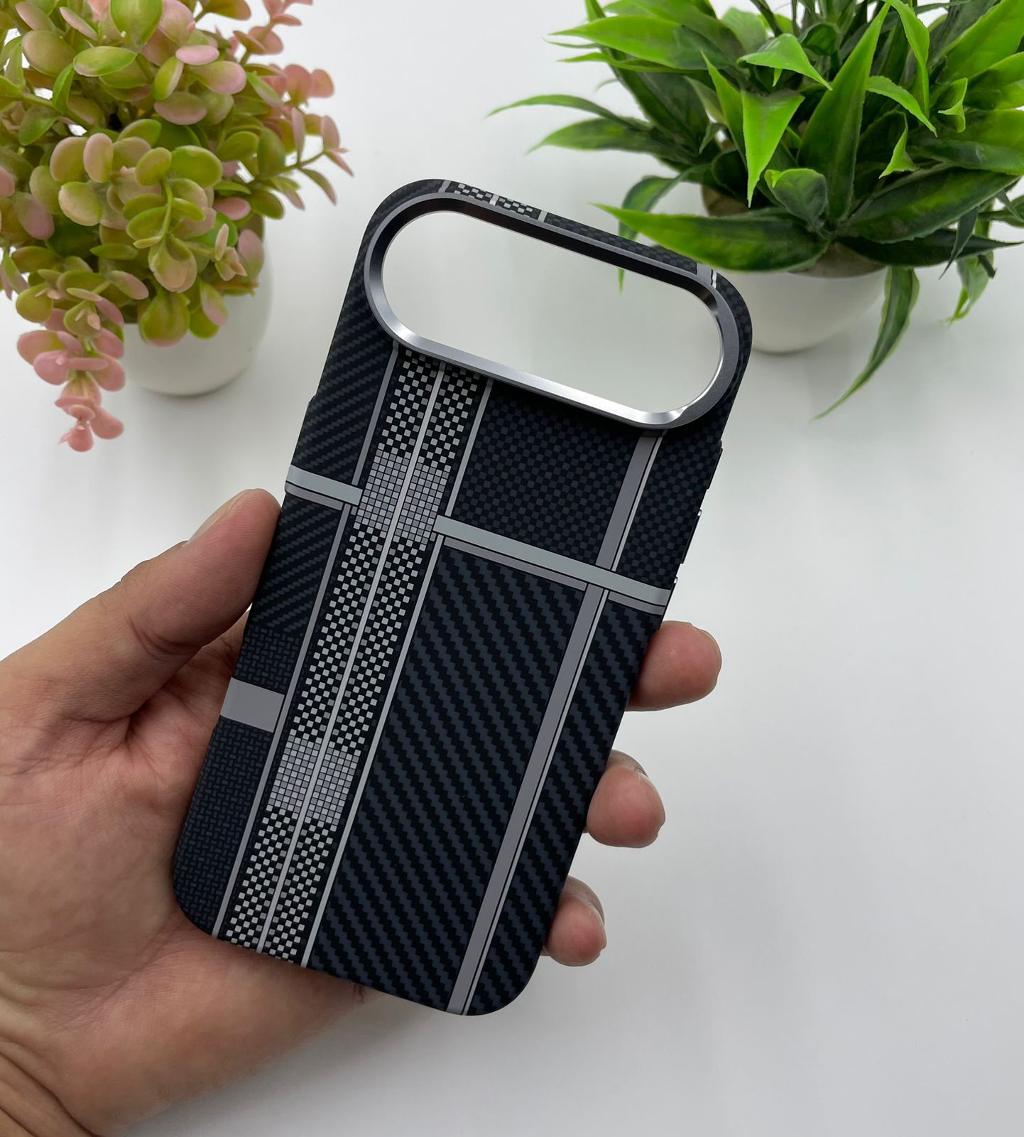 Carbon Fibre Texture Magsafe Case