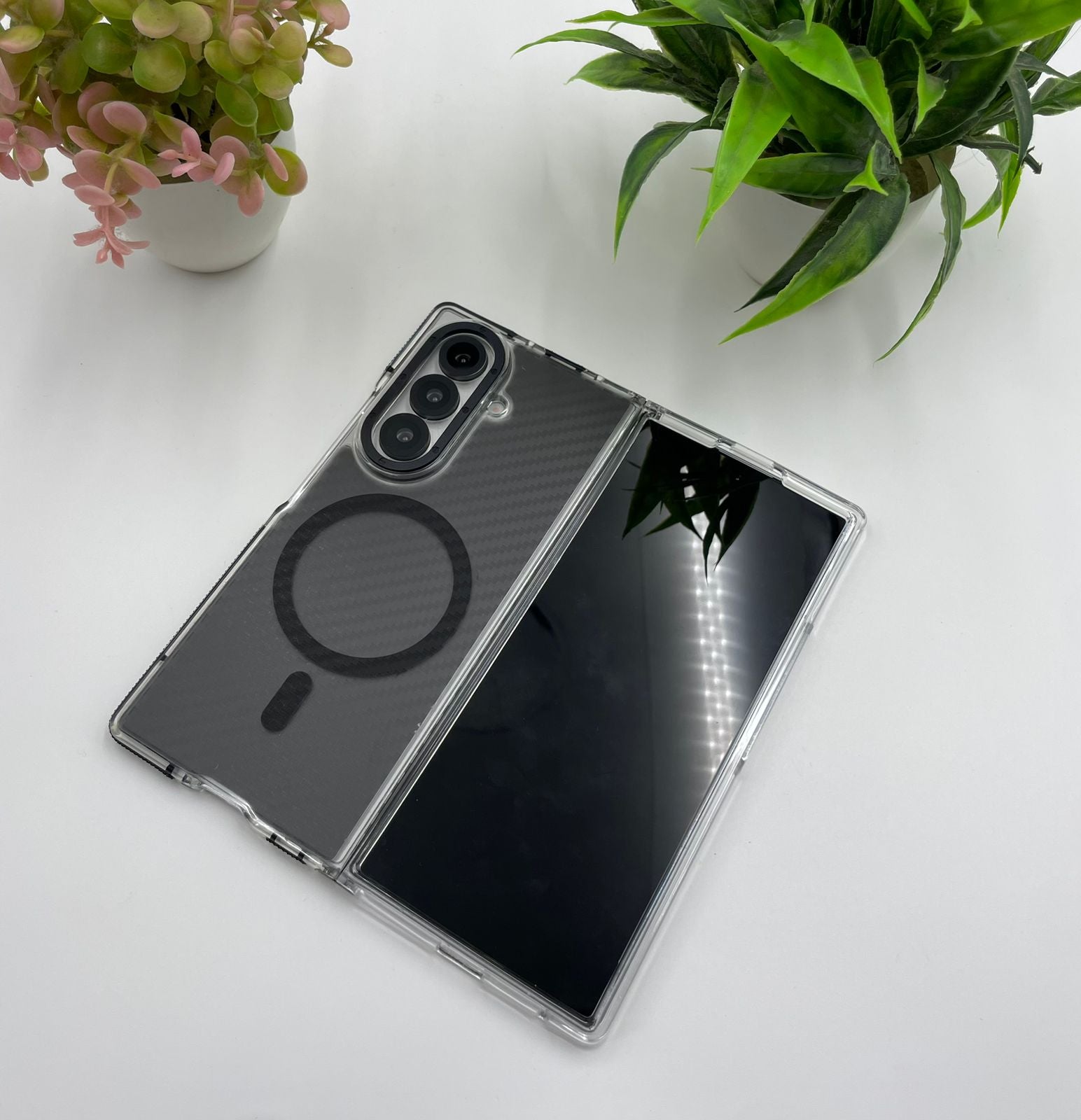 Samsung Galaxy Z Fold 7 Carbon Texture Case