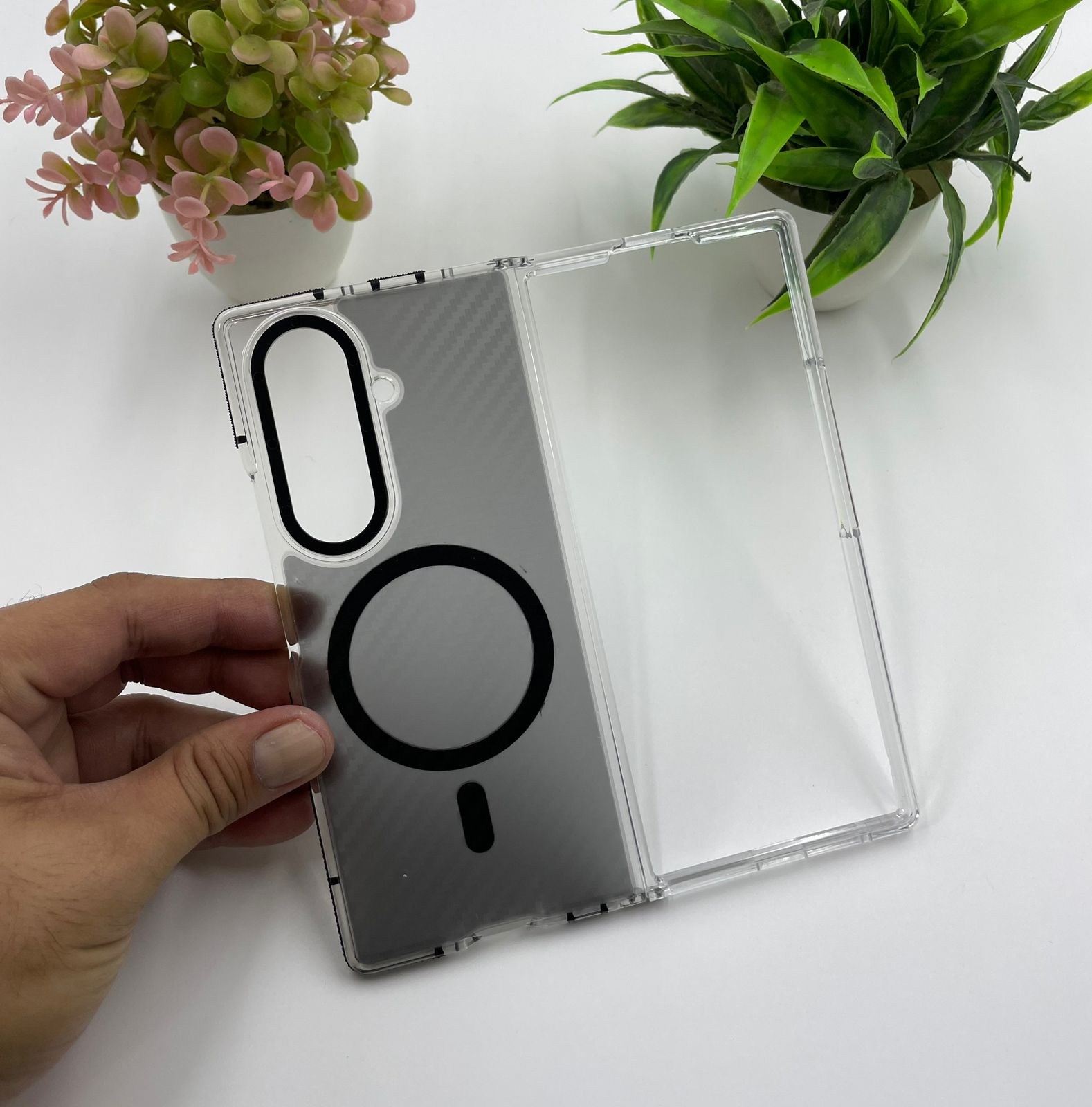 Samsung Galaxy Z Fold 7 Carbon Texture Case